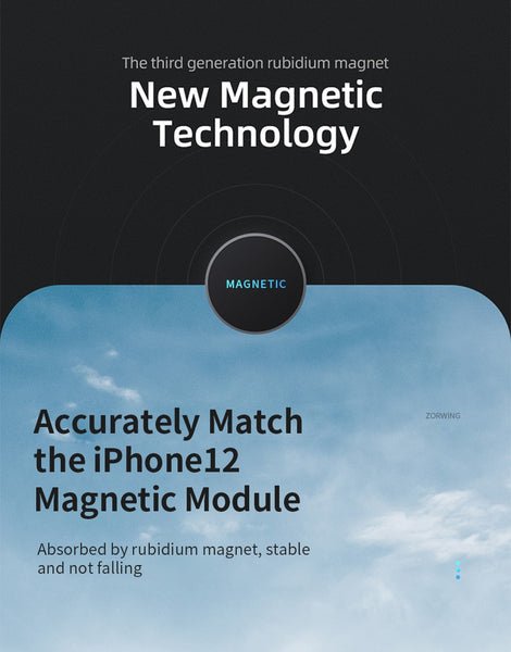 New Magnetic QI Wireless 15W Mini Charger Car Vent Holder For Samsung Galaxy S22 S21 S20 & iPhone 14 13 12 Series