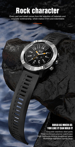 New Rugged Outdoors Fitness Tracker Smart Watch For Android IOS