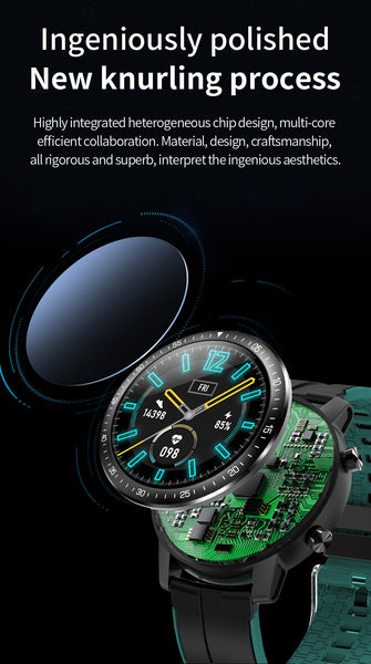New IP68 Waterproof Durable Battery Fitness Tracker Smart Watch For iPhone Androids