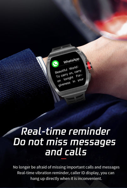 New IP68 Waterproof Bluetooth Fitness Tracker Smartwatch With Call & Music Feature For iPhone Androids