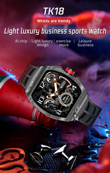 New IP68 Waterproof Bluetooth Fitness Tracker Smartwatch With Call & Music Feature For iPhone Androids