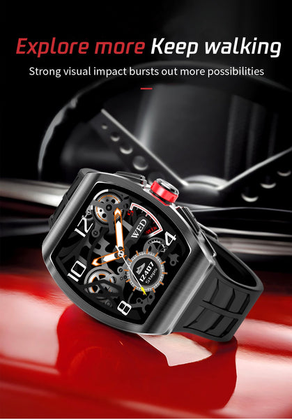 New IP68 Waterproof Bluetooth Fitness Tracker Smartwatch With Call & Music Feature For iPhone Androids