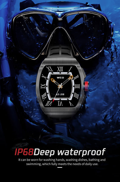 New IP68 Waterproof Bluetooth Fitness Tracker Smartwatch With Call & Music Feature For iPhone Androids