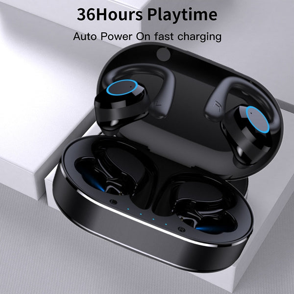 New True Wireless Touch Control Bluetooth Sports Stereo Headset Earbuds With Microphone