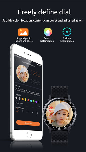 New IP68 Waterproof Sports Fitness Tracker Smart Watch For Android IOS