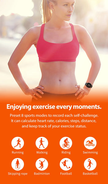 New Full Touch Screen Fitness Tracker Smart Watch With Bluetooth Call Feature For Android IOS