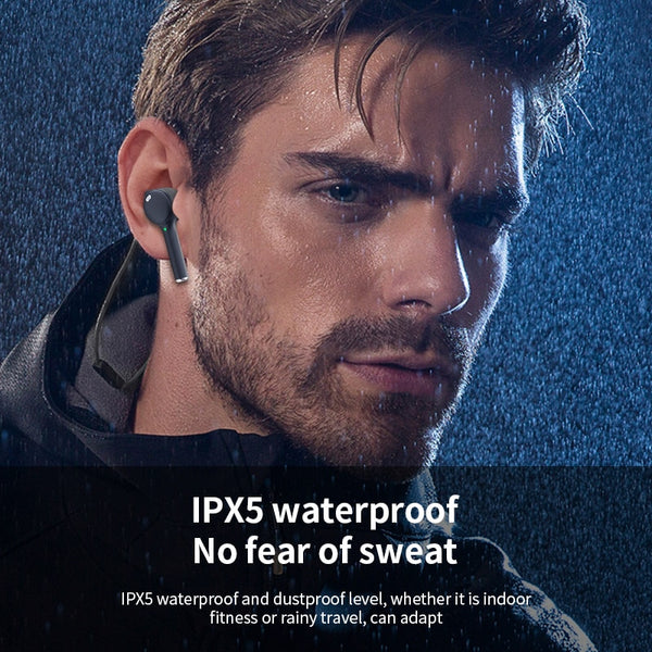 New True Wireless Low Latency Bluetooth Water-Resistant Noise Cancelling HiFi Bass Headset Gaming Earbuds With Mic