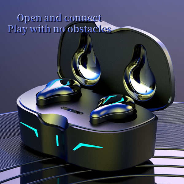 New Bluetooth 5.1 True Wireless Gamer Headset Earbuds With Microphone For Android iPhones