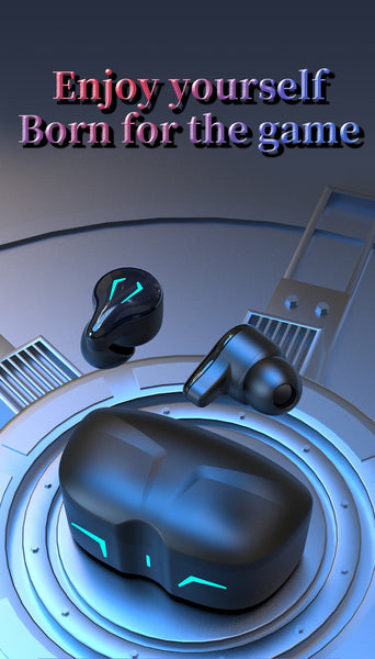 New Bluetooth 5.1 True Wireless Gamer Headset Earbuds With Microphone For Android iPhones