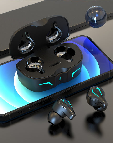 New Bluetooth 5.1 True Wireless Gamer Headset Earbuds With Microphone For Android iPhones