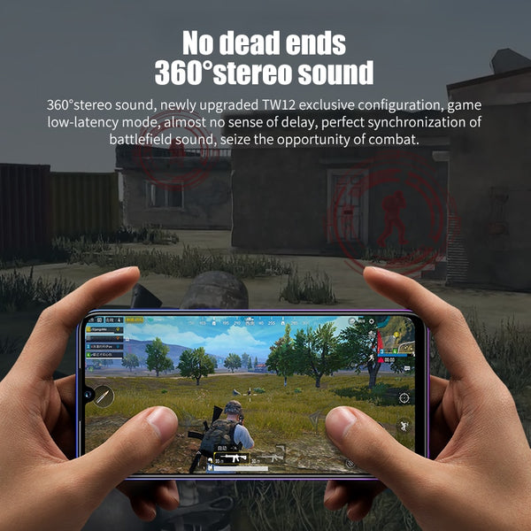 New Wireless Gaming Headset True Wireless Bluetooth 5.1 Ultra Low Latency Earbuds Headset With Microphone