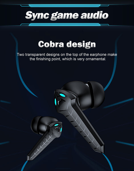 New Wireless Gaming Headset True Wireless Bluetooth 5.1 Ultra Low Latency Earbuds Headset With Microphone