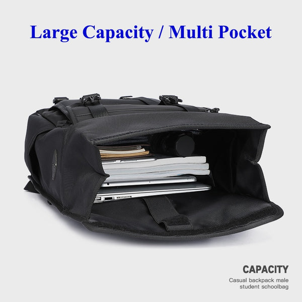 New Water-Repellent 15.6 Inch Laptop Bag USB Charging Travel Outdoor Backpack