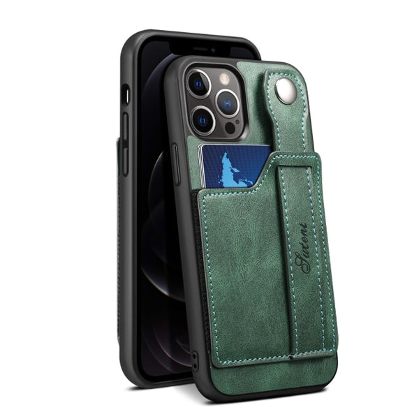 New Leather Wallet Credit Card Slot Case With Hand Strap For iPhone 13 12 Series