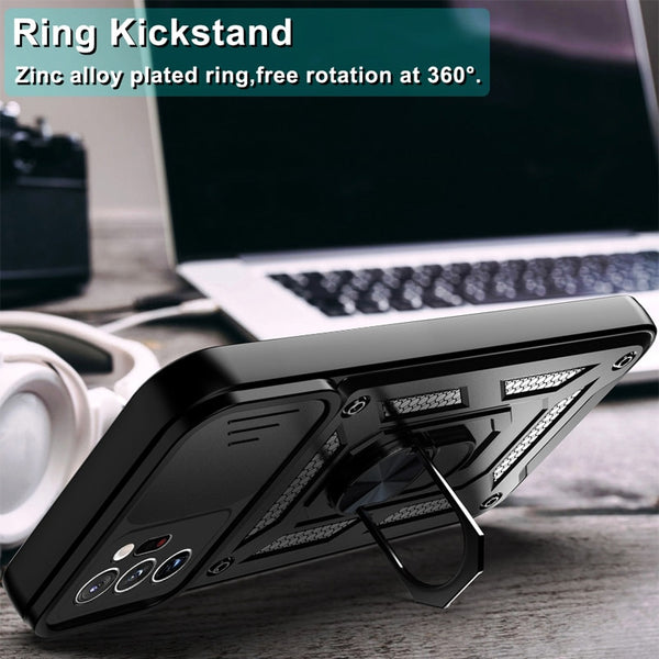 New Protective Coque Armor Fall-Resistant Case Bumper Case With Ring Holder For Samsung Galaxy S25 S24 S23 Plus Ultra Series
