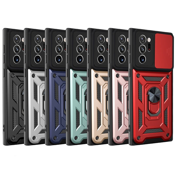 New Protective Coque Armor Fall-Resistant Case Bumper Case With Ring Holder For Samsung Galaxy S25 S24 S23 Plus Ultra Series