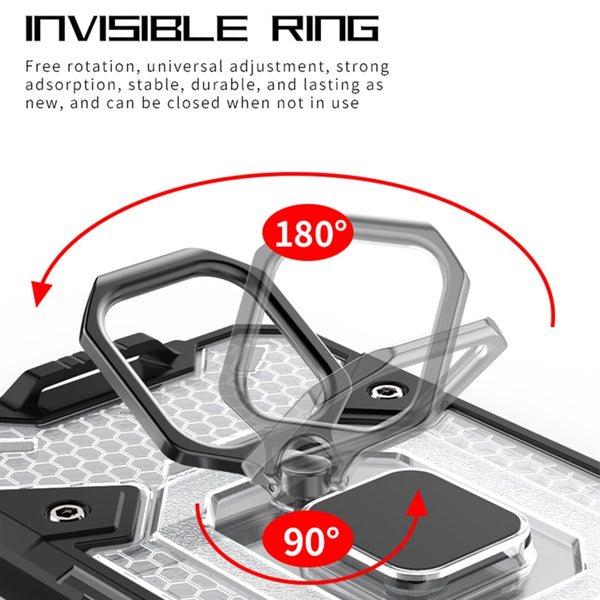 New Magnetic Ring Holder Case Kickstand Case Cover For Samsung Galaxy S22 S21 Note 20 Ultra Series