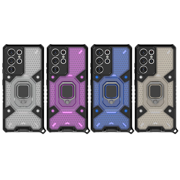 New Magnetic Ring Holder Case Kickstand Case Cover For Samsung Galaxy S22 S21 Note 20 Ultra Series
