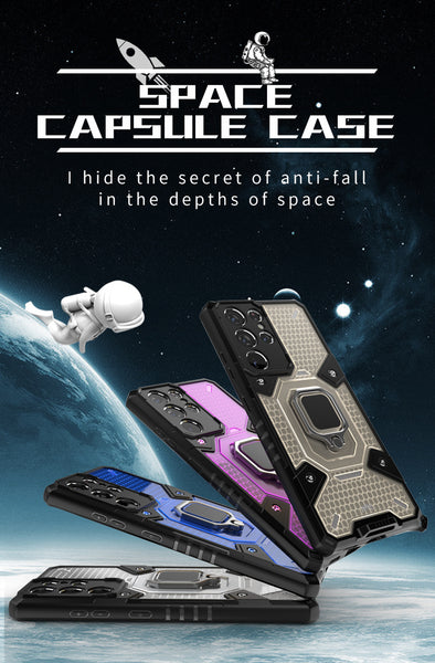 New Magnetic Ring Holder Case Kickstand Case Cover For Samsung Galaxy S22 S21 Note 20 Ultra Series