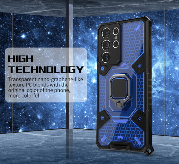 New Magnetic Ring Holder Case Kickstand Case Cover For Samsung Galaxy S22 S21 Note 20 Ultra Series