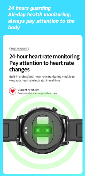 New Multi-Sport Fitness Tracker Smart Watch With Heart Rate Monitor For Android IOS