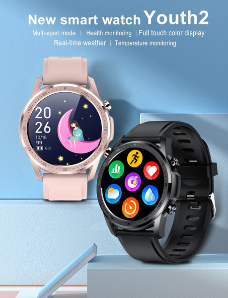New Fitness Tracker Sports Smart Watch With Thermometer For Android IOS