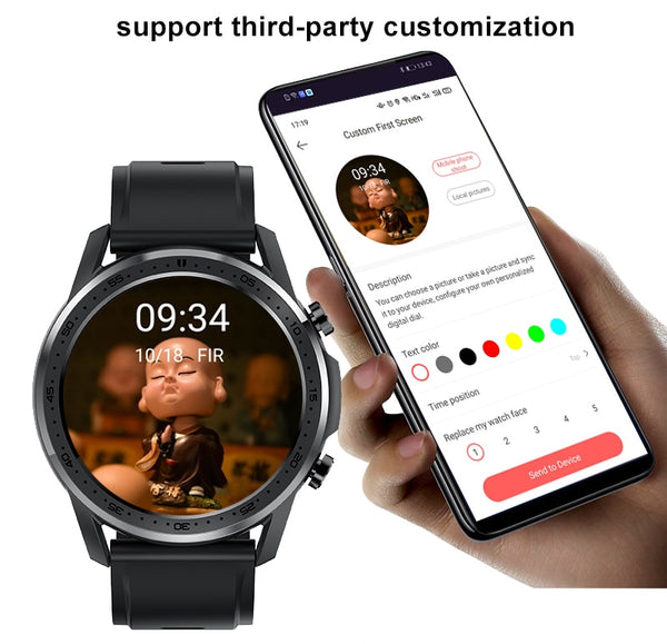 New Fitness Tracker Sports Smart Watch With Thermometer For Android IOS