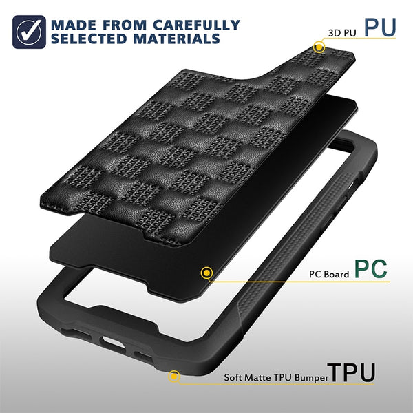 New 3D Leather Armor Silicone Cover Case For iPhone 11 12 Pro Max Series