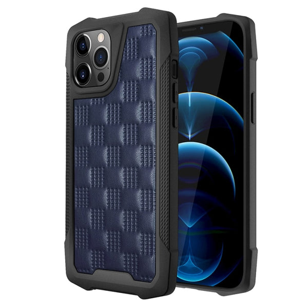 New 3D Leather Armor Silicone Cover Case For iPhone 11 12 Pro Max Series