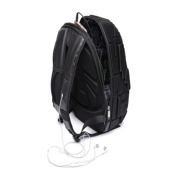 New Outdoor Travel Smart Backpack Laptop Bag With USB Charging & Earphone Port