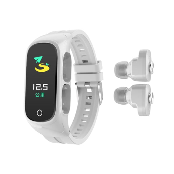 New 2-in-1 True Wireless Bluetooth 5.0 Earbuds Headset Fitness Tracker Smart Watch For iPhone Androids