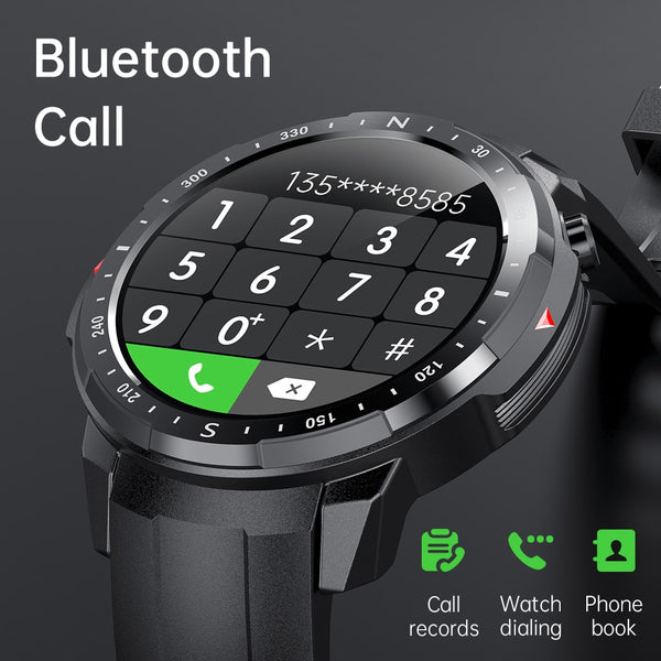 New IP68 Waterproof Fitness Tracker Men's Smart Watch With Bluetooth Call Feature For Android IOS