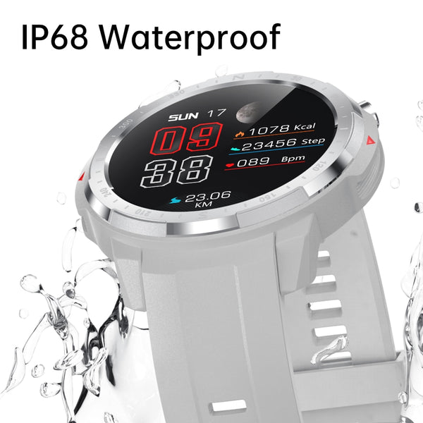 New IP68 Waterproof Fitness Tracker Men's Smart Watch With Bluetooth Call Feature For Android IOS