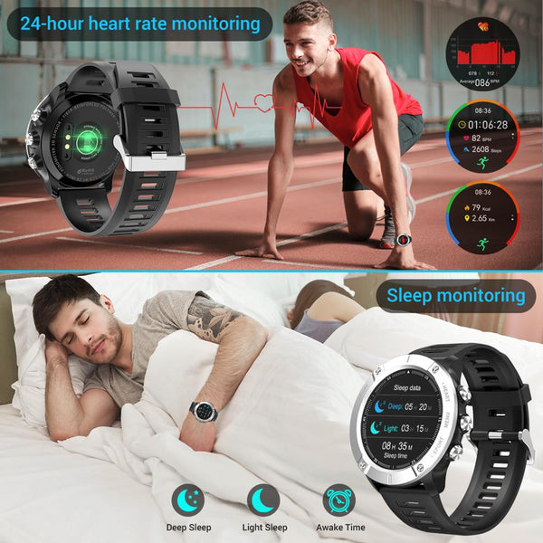 New Rugged Outdoors Fitness Tracker Smart Watch For Android IOS