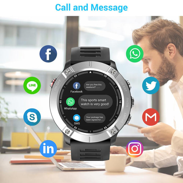 New Rugged Outdoors Fitness Tracker Smart Watch For Android IOS