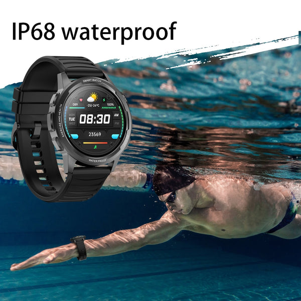 New HD Screen IP68 Waterproof Sports Fitness Tracker Smart Watch For Android IOS