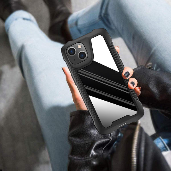 New Stainless Steel Metallic Protective Slip-Resistance Slim Cover Case For iPhone 13 Mini Pro Max Series