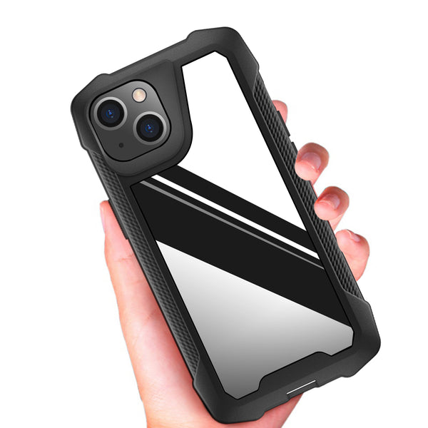 New Stainless Steel Metallic Protective Slip-Resistance Slim Cover Case For iPhone 13 Mini Pro Max Series
