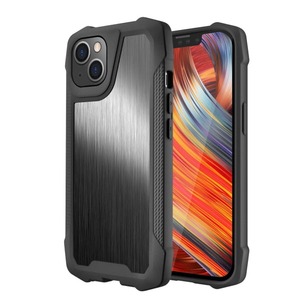 New Stainless Steel Metallic Protective Slip-Resistance Slim Cover Case For iPhone 13 Mini Pro Max Series