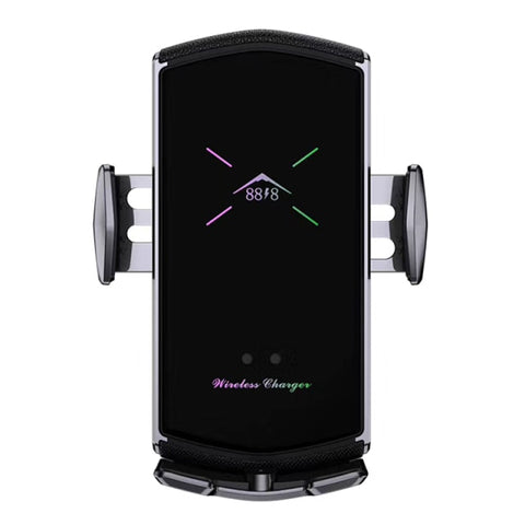 New QI Wireless Charger Car Mount Phone Holder With Fast Charge For Samsung Galaxy S22 S21 S20 & iPhones 14 13 12 Series