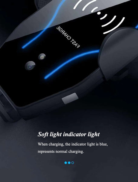 New Intelligent Wireless Car Charger Car Mount Phone Holder For Samsung Galaxy S22 S21 S20 & iPhone 14 13 12 Series