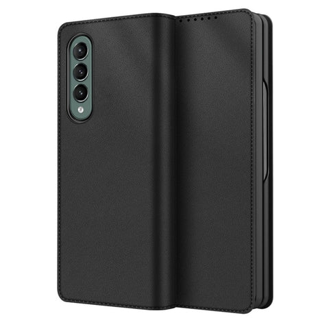 New Flip Leather Folding Wallet Case With Credit Card Slot For Galaxy Z Fold 3 5G