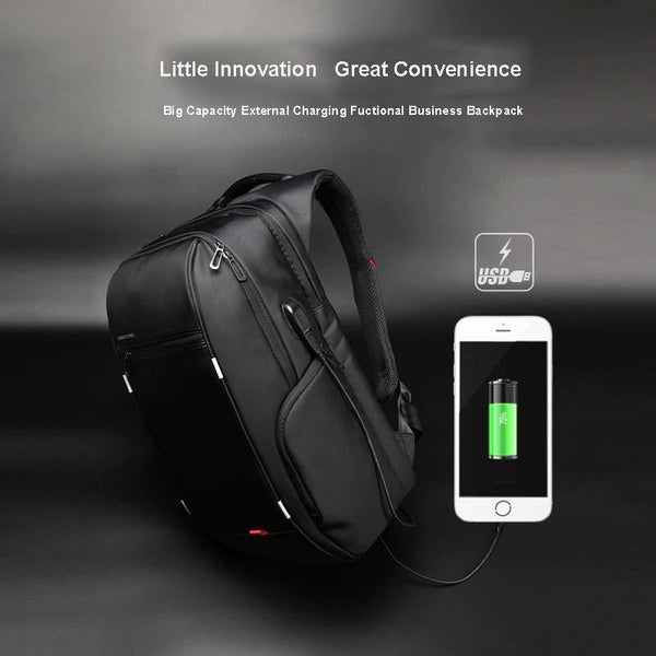 New Anti-Theft Notebook Laptop Mochila Backpack 15.6 Inch Water-Repellent with Battery Slot for USB Charging