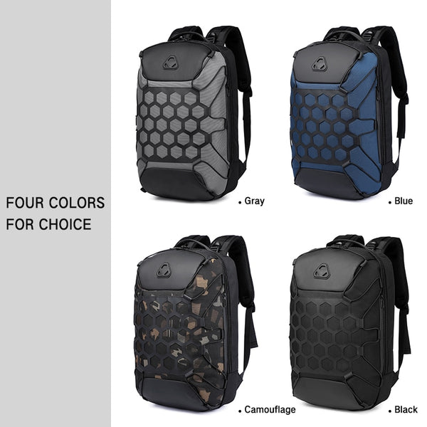 New 15.6 Inch Laptop Bag Anti-Theft Water Repellent USB Charging Travel Backpack