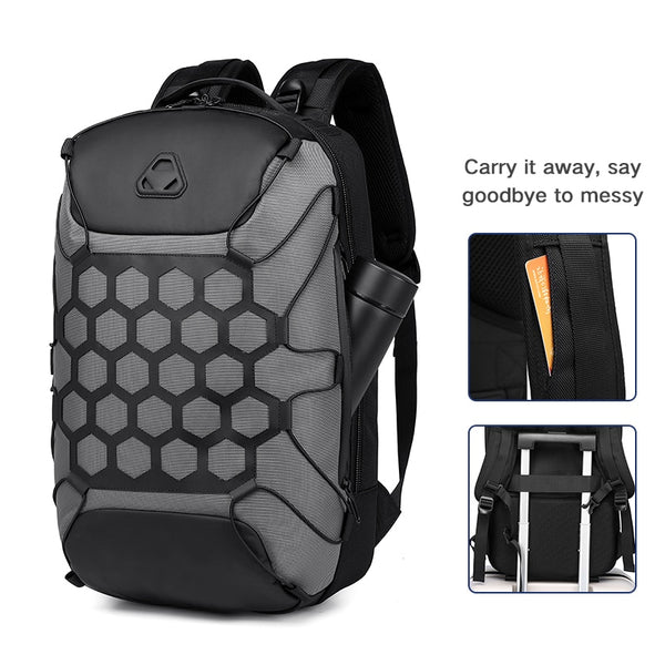 New 15.6 Inch Laptop Bag Anti-Theft Water Repellent USB Charging Travel Backpack