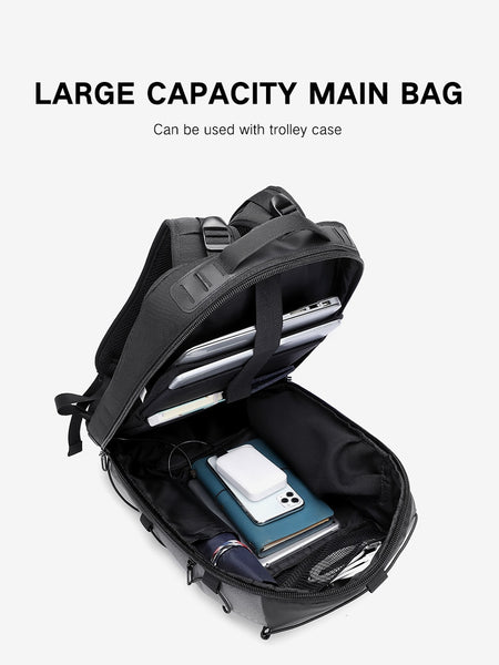 New 15.6 Inch Laptop Bag Anti-Theft Water Repellent USB Charging Travel Backpack