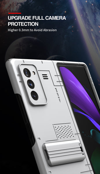 New Heavy Duty Protection Armor Cover Case With Kickstand For Samsung Galaxy Z Fold 2 3 Series