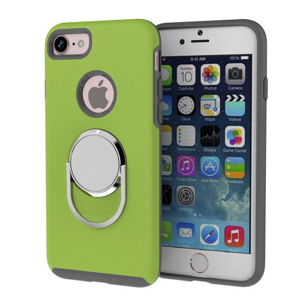 Phone Case for iPhone 7 6 6s Plus,Safety Soft TPU ring buckle phone holder stands case cover for iPhone 6 6s 7 7 plus.