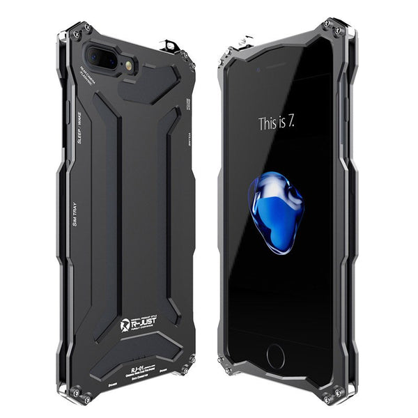 New Futuristic Style Luxury Space Aluminium Super Thin Full Armor Case For Apple iPhone 7 / 7 Plus.