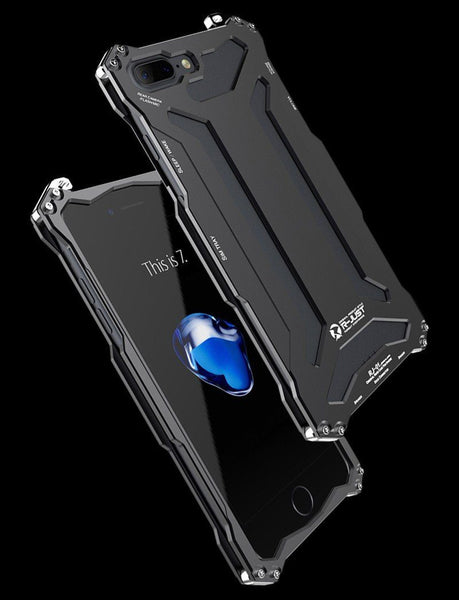 New Futuristic Style Luxury Space Aluminium Super Thin Full Armor Case For Apple iPhone 7 / 7 Plus.